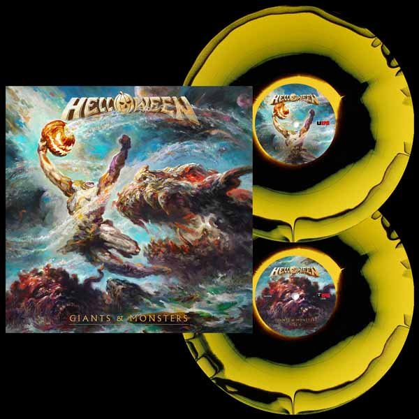 HELLOWEEN GIANTS & MONSTERS (2LP GIANT BLACK YELLOW) Vinyl Double Album - punk to funk heaven