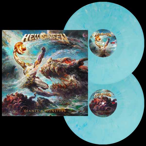 HELLOWEEN GIANTS & MONSTERS (2LP MONSTER LIGHT BLUE) Vinyl Double Album - punk to funk heaven