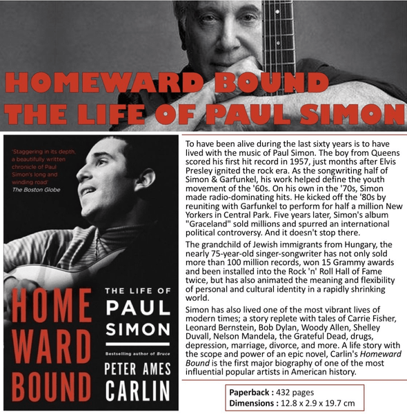 Homeward Bound. The Life Of Paul Simon book - punk to funk heaven