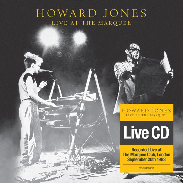 HOWARD JONES LIVE AT THE MARQUEE (CD EDITION) Compact Disc - punk to funk heaven