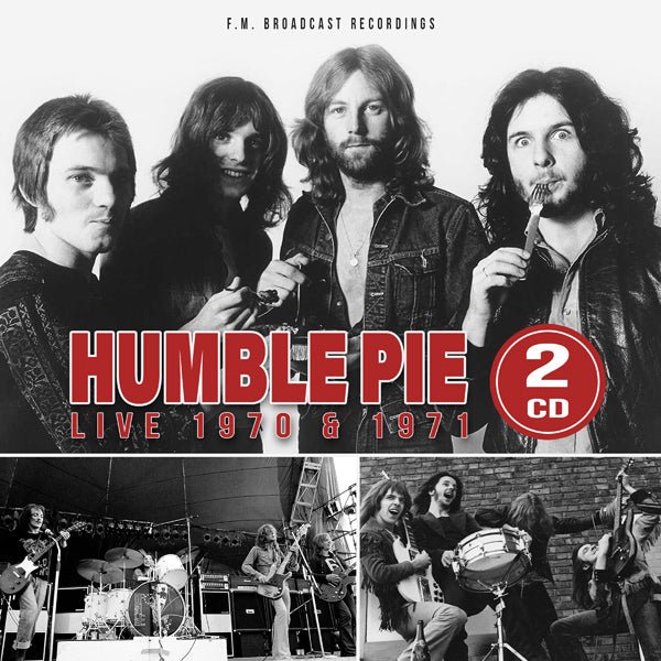 HUMBLE PIE LIVE 1970 & 1971 (2CD) COMPACT DISC DOUBLE - punk to funk heaven