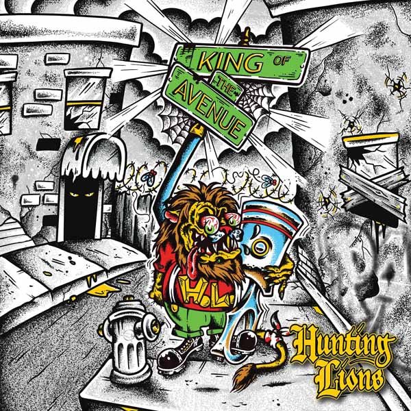 HUNTING LIONS KING OF THE AVENUE VINYL LP - punk to funk heaven