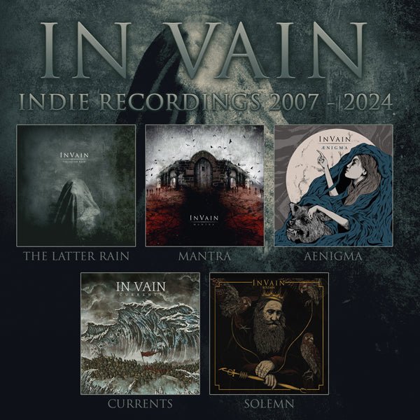 IN VAIN INDIE RECORDINGS 2007 - 2024 (5CD) Compact Disc - 5 CD Box Set - punk to funk heaven