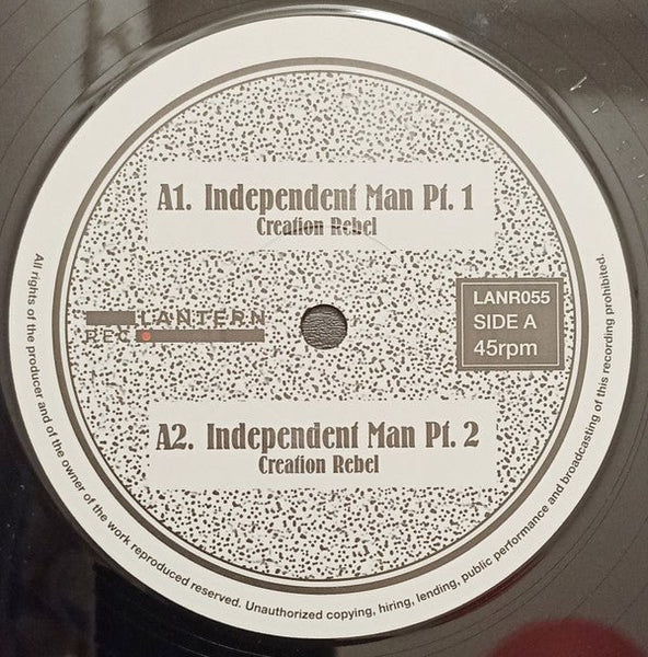 Independent Man/ Creation Rebel (Rsd 2025) Artist CREATION REBEL Format:12" Vinyl Label:LANTERN REC. - punk to funk heaven