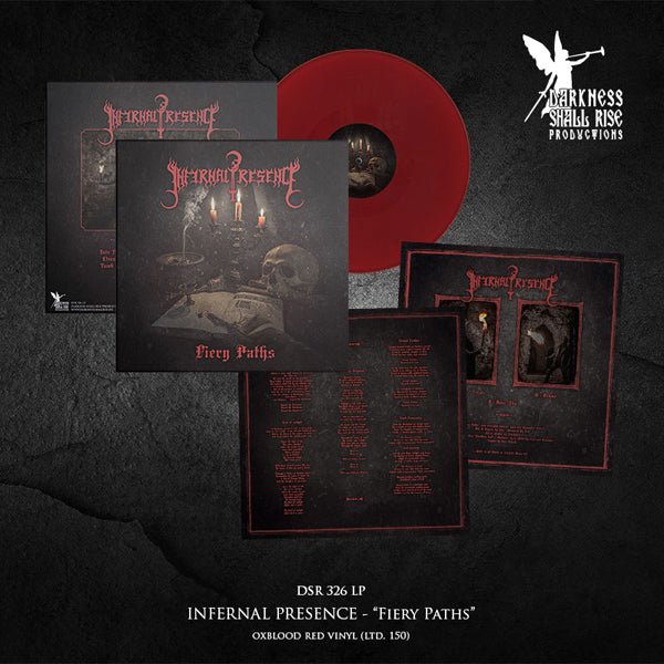 INFERNAL PRESENCE FIERY PATHS (OXBLOOD RED VINYL) Vinyl LP - punk to funk heaven