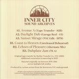 INNER CITY SOUND ARCHIVES Inner City Sound Archives 01: Unreleased NYC Disco Cuts 1978 - 1982 (12" repress) - punk to funk heaven