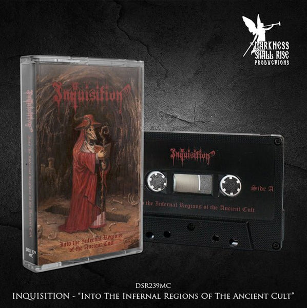 INQUISITION INTO THE INFERNAL REGIONS OF THE ANCIENT CULT MUSIC CASSETTE - punk to funk heaven