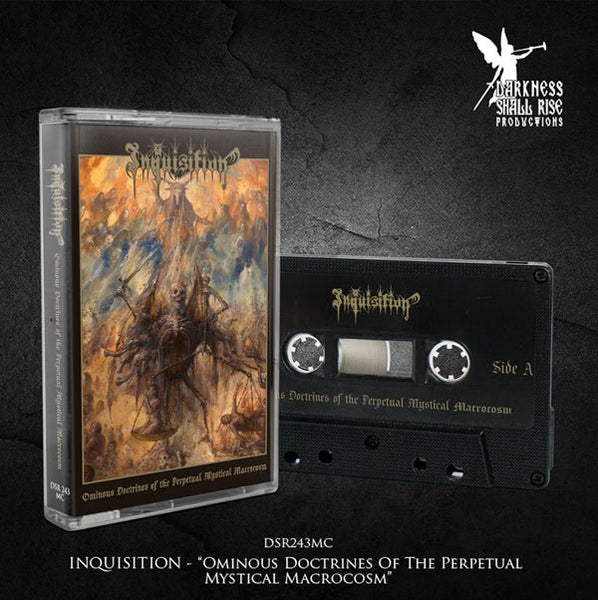 INQUISITION OMINOUS DOCTRINES OF THE PERPETUAL MYSTICAL MACROCOSM MUSIC CASSETTE - punk to funk heaven