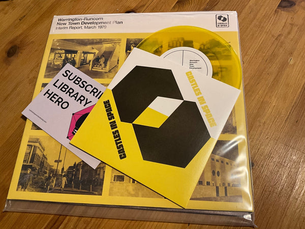 Interim Report. March 1979 (colour Vinyl) Artist WARRINGTON - RUNCORN NEW TOWN DEVELOPMENT PLAN Format:LP + 7" Label:CASTLES IN SPACE - punk to funk heaven