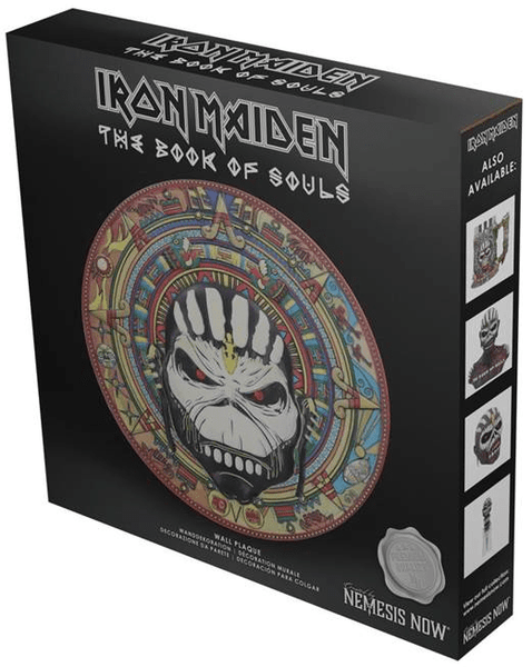 Iron Maiden Book Of Souls Wall Plaque 29cm nemesis now - punk to funk heaven
