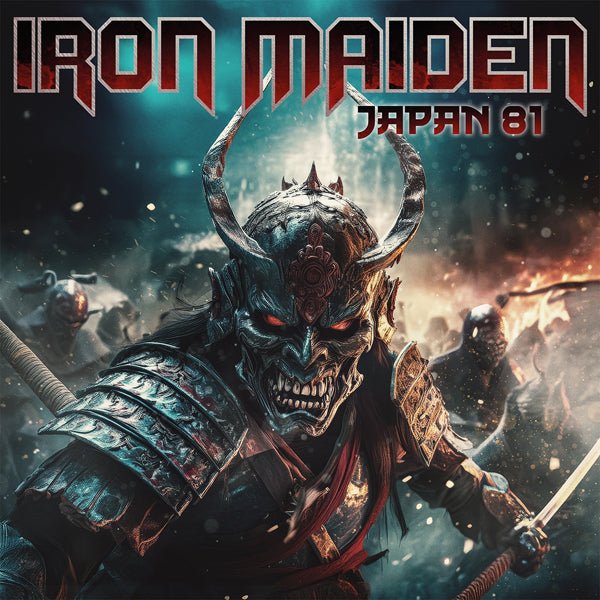 IRON MAIDEN JAPAN 81 (RED W/ WHITE SPLATTER VINYL 2LP) Vinyl Double Album - punk to funk heaven