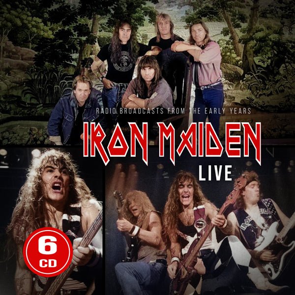 IRON MAIDEN LIVE (6CD BOX) COMPACT DISC BOX SET - punk to funk heaven