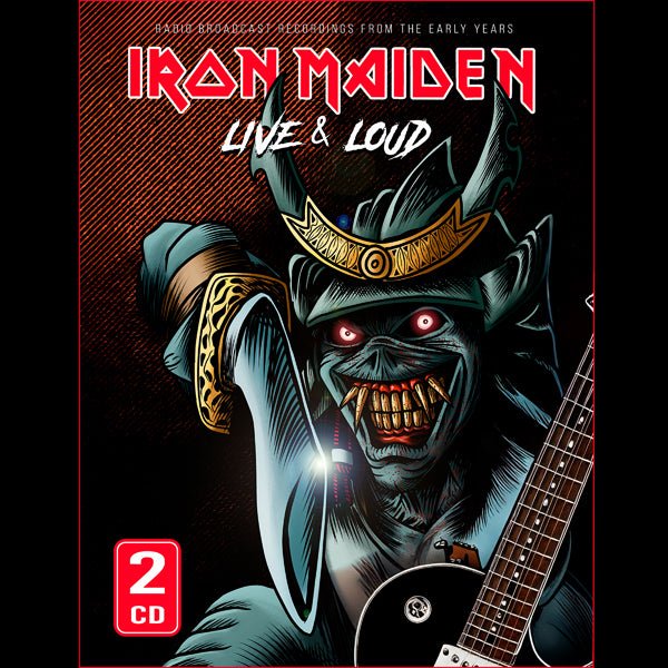 IRON MAIDEN LIVE & LOUD (RADIO BROADCAST)(2CD) COMPACT DISC DOUBLE - punk to funk heaven