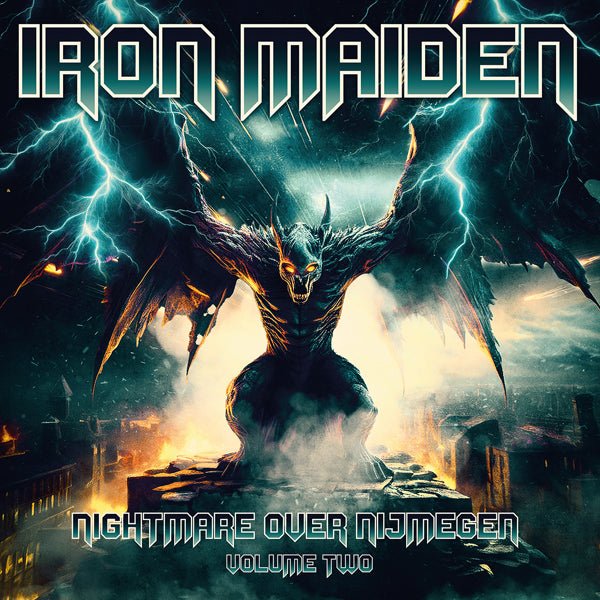 IRON MAIDEN NIGHTMARE OVER NIJMEGEN VOL.2 (RED W/ WHITE SPLATTER VINYL 2LP) Vinyl Double Album - punk to funk heaven