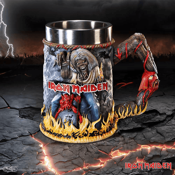 Iron Maiden The Number Of The Beast Tankard NEMESIS NOW - punk to funk heaven