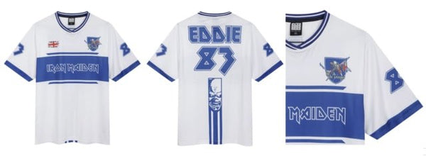 Iron Maiden Trooper Rock FC Football Shirt AMPLIFIED CLOTHING OFFICIAL - punk to funk heaven