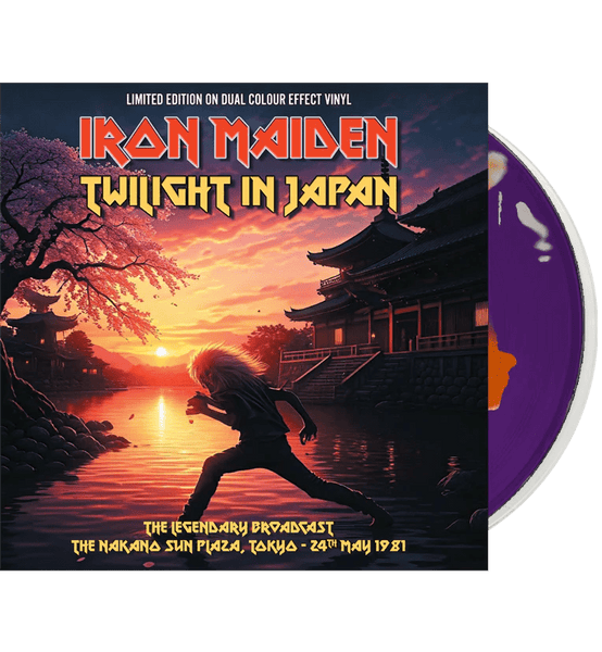 Iron Maiden - Twilight In Japan (Limited Edition Hand Numbered on Dual Colour Effect Vinyl) lp - punk to funk heaven