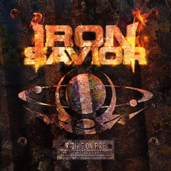 IRON SAVIOR RIDING ON FIRE - THE NOISE YEARS 1997 - 2004 (6CD CLAMSHELL BOX) COMPACT DISC BOX SET - punk to funk heaven