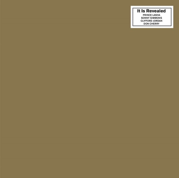 It Is Revealed Artist PRINCE LASHA / SONNY SIMMONS / CLIFFORD JORDAN / DON CHERRY Format:LP Label:HONEYPIE - punk to funk heaven