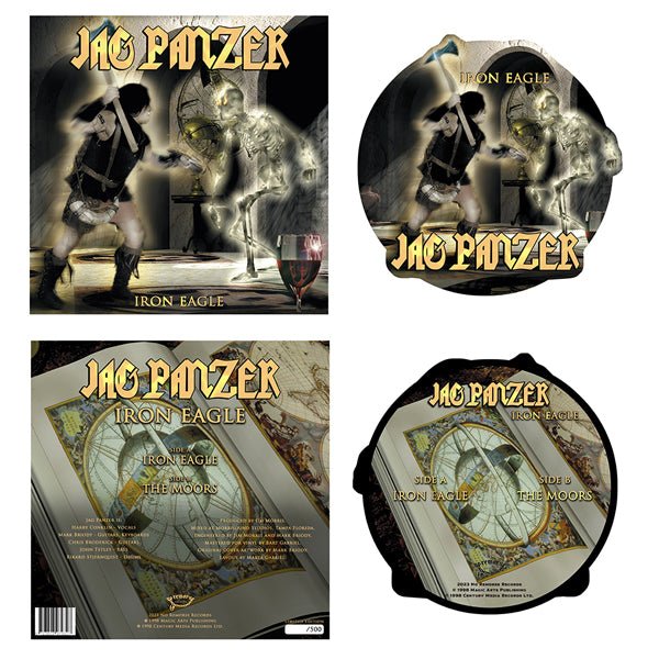 JAG PANZER IRON EAGLE (SHAPED PIC DISC) VINYL 12" PICTURE DISC - punk to funk heaven
