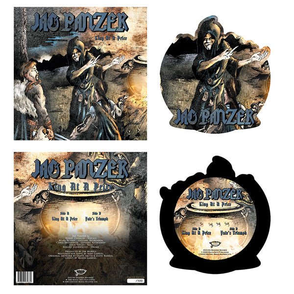 JAG PANZER KING AT A PRICE (SHAPED PIC DISC) VINYL 12" PICTURE DISC - punk to funk heaven