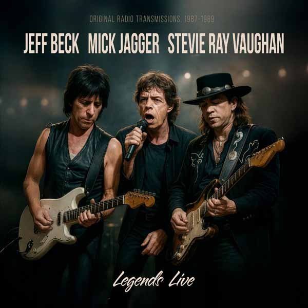 JEFF BECK , MICK JAGGER , STEVIE RAY VAUGHAN LEGENDS LIVE (CLEAR VINYL) Vinyl LP - punk to funk heaven