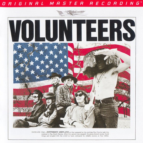 Jefferson Airplane ‎– Volunteers Mobile Fidelity Sound Lab 2lp - punk to funk heaven
