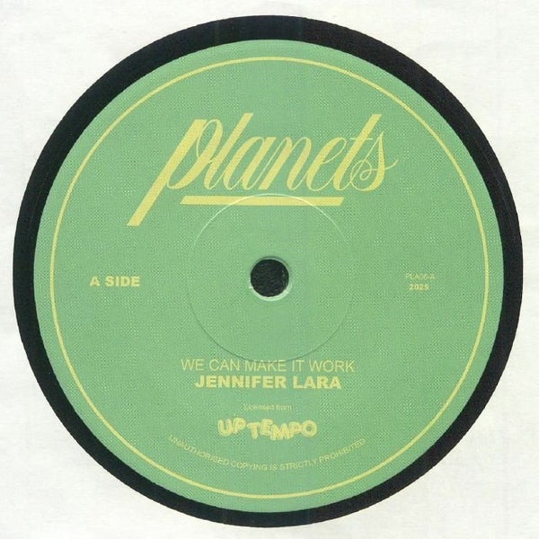 Jennifer LARA We Can Make It Work Planets US Format: 7" - punk to funk heaven