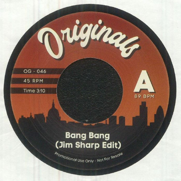 Jim SHARP / REDMAN feat METHOD MAN Bang Bang (7") Originals - punk to funk heaven