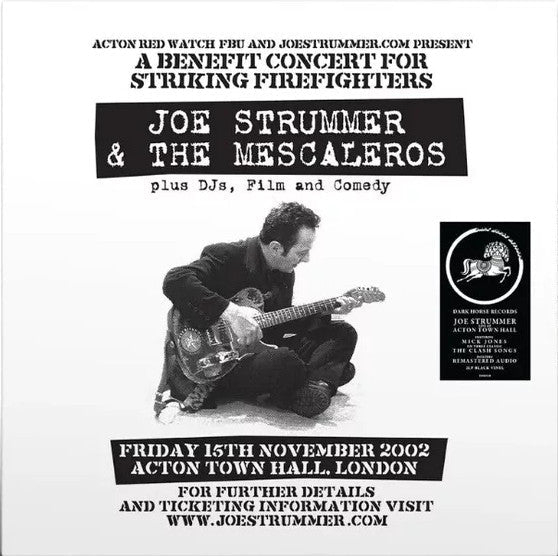 Joe Strummer and the Mescaleros Live at Acton Town Hall 2lp vinyl - punk to funk heaven