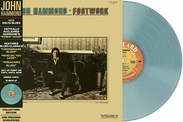JOHN HAMMOND FOOTWORK (BLUE/GREEN VINYL) Vinyl LP - punk to funk heaven