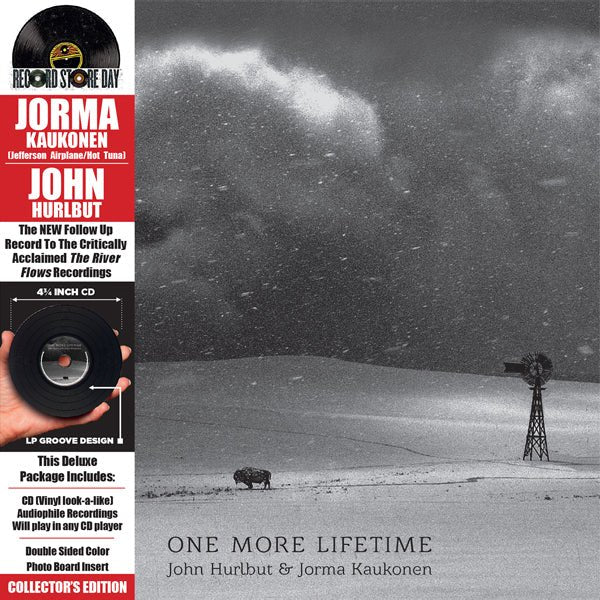 JOHN HURLBUT & JORMA KAUKONEN ONE MORE LIFETIME (RSD 2024) COMPACT DISC - punk to funk heaven