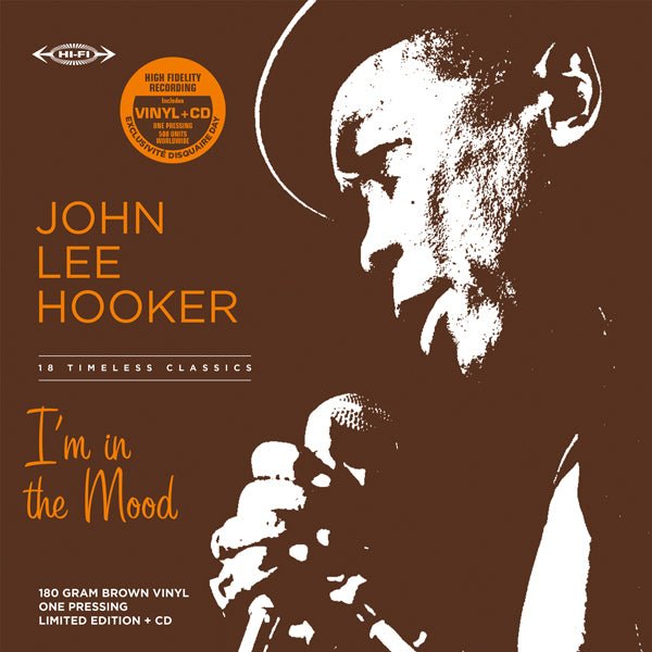 JOHN LEE HOOKER I’M IN THE MOOD (BROWN VINYL+CD) (RSD 2024) VINYL LP - punk to funk heaven