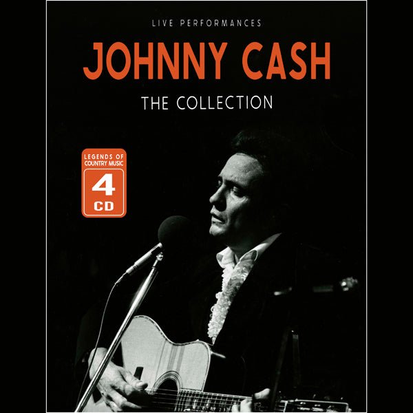 JOHNNY CASH THE COLLECTION (4CD) Compact Disc - 4 CD Box Set - punk to funk heaven