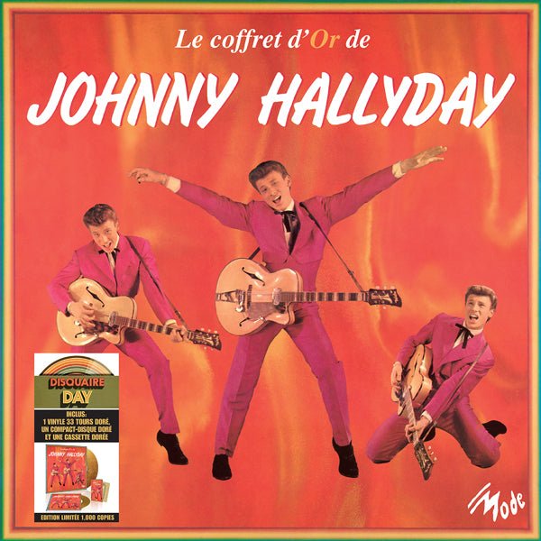 JOHNNY HALLYDAY LA COFFRET D'OR (GOLD LP+CD+TAPE) (RSD 2024) VINYL LP - punk to funk heaven