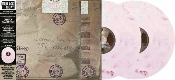 JORMA KAUKONEN WABASH AVENUE (PURPLE &amp; NATURAL MARBLE VINYL 2LP) (BLACK FRIDAY) Vinyl Double Album - punk to funk heaven