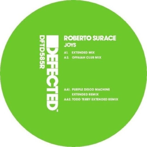Joys (Incl. Offaiah / Purple Disco Machine / Todd Terry Remixes) Artist ROBERTO SURACE Format:12" Vinyl Label:DEFECTED - punk to funk heaven