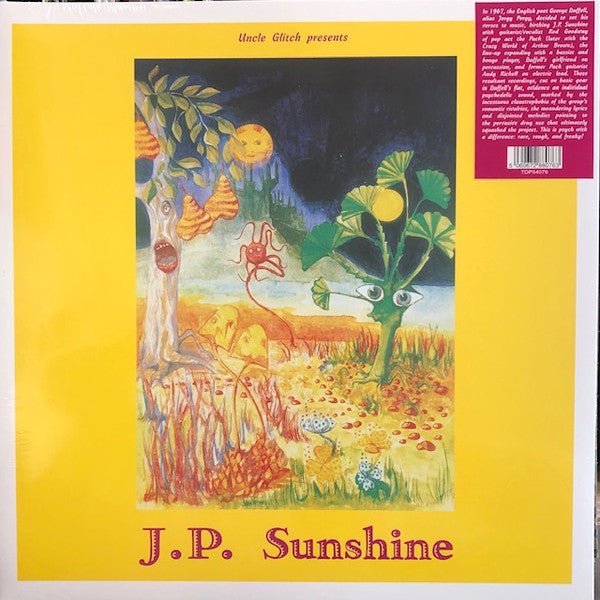 J.P. SUNSHINE vinyl lp - punk to funk heaven