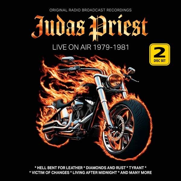 JUDAS PRIEST LIVE ON AIR 1979 - 1981 (2CD) Compact Disc Double - punk to funk heaven