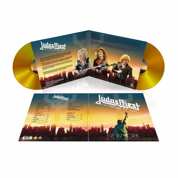 JUDAS PRIEST Palladium 1981 The Vinyl Champ Format: 180 gram gatefold yellow vinyl 2xLP - punk to funk heaven