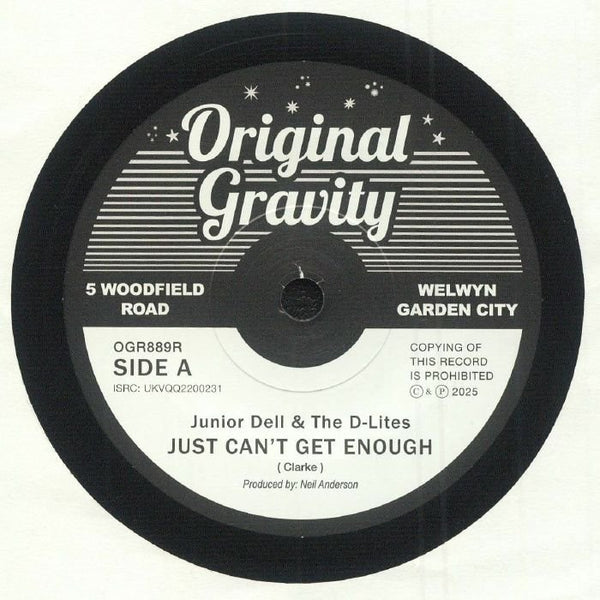 JUNIOR DELL & THE D LITES / PRINCE ALPHONSO & THE FEVER Just Can't Get Enough Original Gravity Format: 7" - punk to funk heaven