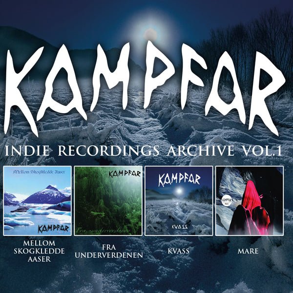 KAMPFAR INDIE RECORDINGS ARCHIVE VOL 1 (4CD) Compact Disc - 4 CD Box Set - punk to funk heaven