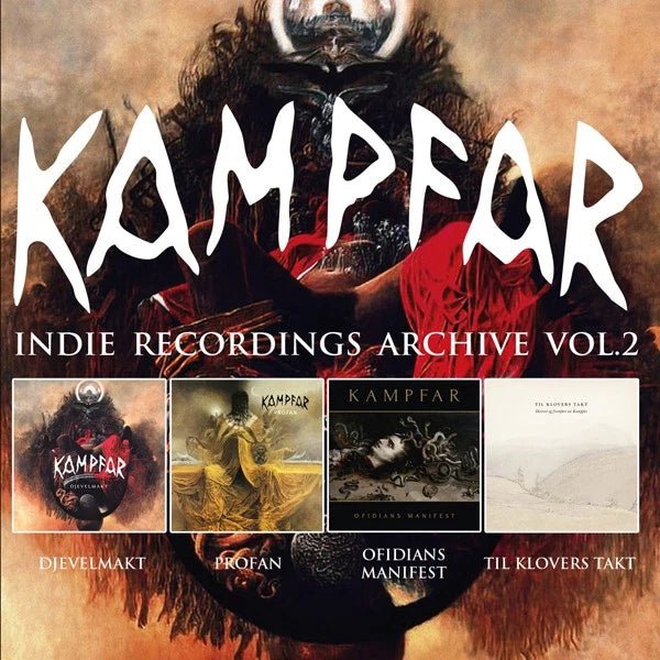 KAMPFAR INDIE RECORDINGS ARCHIVE VOL 2 (4CD) Compact Disc - 4 CD Box Set - punk to funk heaven