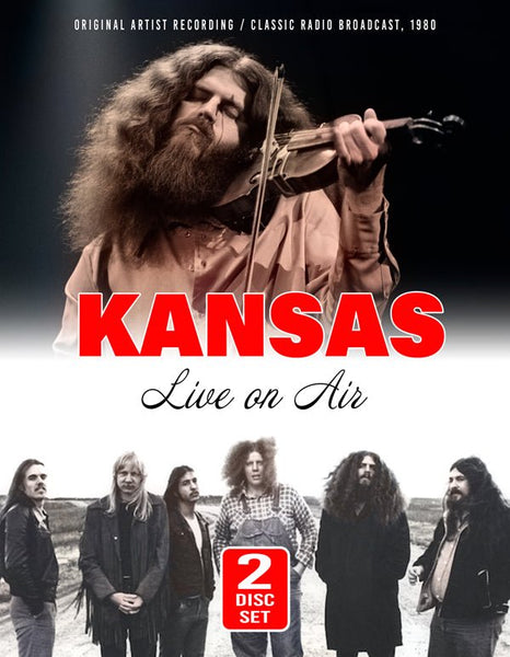 KANSAS LIVE ON AIR (2CD) COMPACT DISC DOUBLE - punk to funk heaven