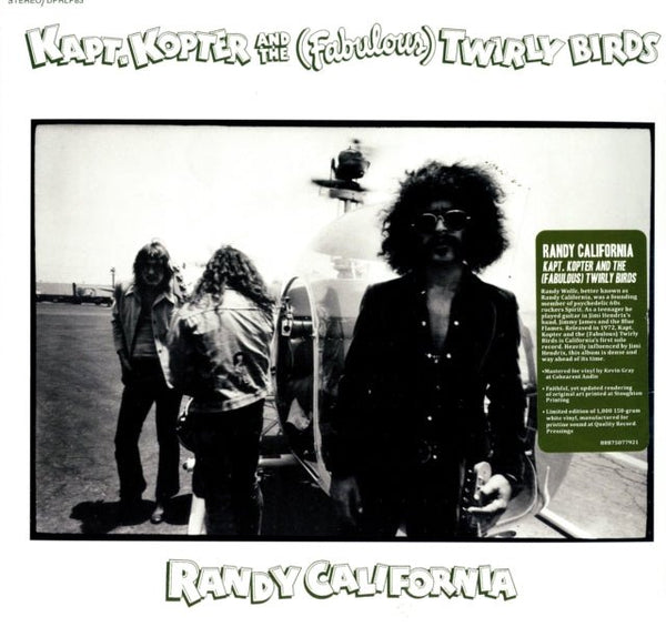 Kapt. Kopter And The (Fabulous) Twirly Birds! (Colour Vinyl) Artist RANDY CALIFORNIA Format:LP Label:DRASTIC PLASTIC RECORDS - punk to funk heaven