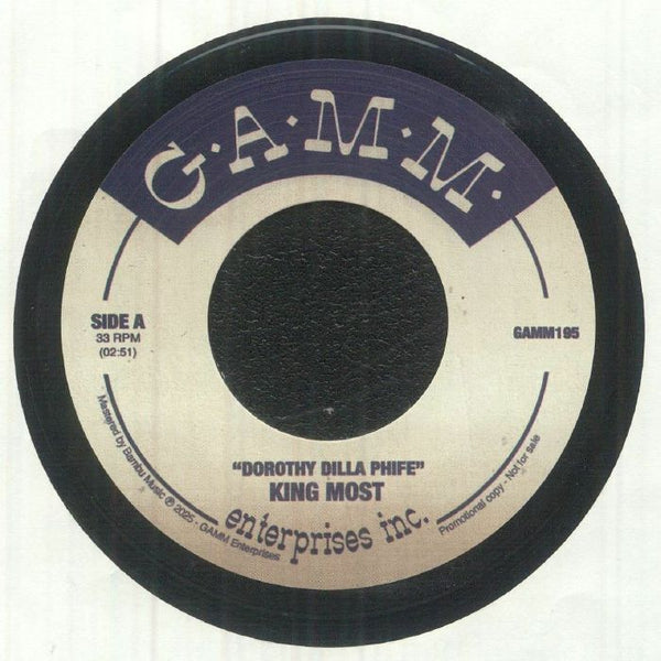 KING MOST Dorothy Dilla Phife (7") Gamm - punk to funk heaven