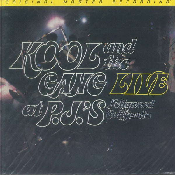 KOOL &amp; THE GANG Live At PJ's Mobile Fidelity Sound Lab US Format: limited numbered gatefold 180 gram audiophile vinyl LP - punk to funk heaven