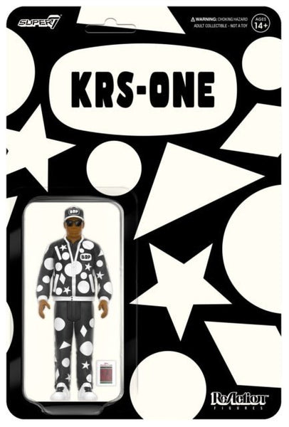 KRS - One (Self Destruction) Reaction Figures Wave 02 SUPER 7 - punk to funk heaven