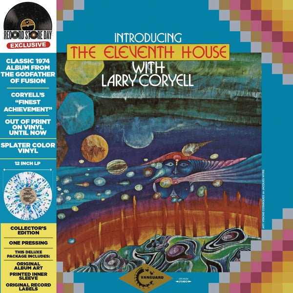 LARRY CORYELL INTRODUCING THE ELEVENTH HOUSE (CLEAR BLUE/PURPLE VINYL) RSD 2023 - punk to funk heaven