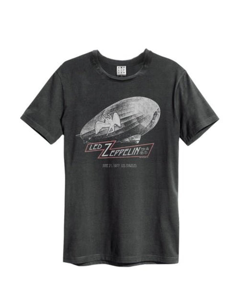 Led Zep Dazed Confused Amplified Vintage Charcoal T Shirt - punk to funk heaven